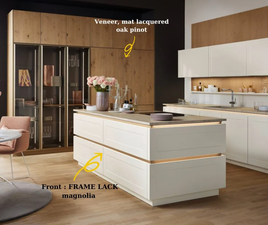 Frame Lack și Veneer — magnolia oak pinot — poza 3